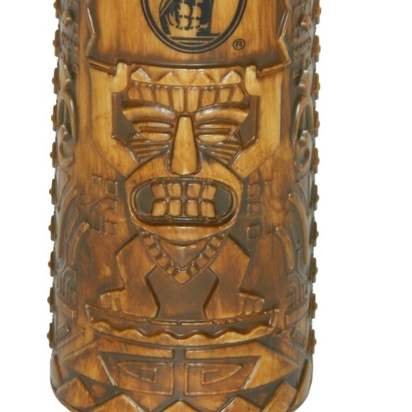 2 for/ $25 Whirley Tiki Plastic Drink Cruise Ship Tumbler Lid Straw Raised Hut - Picture 3 of 11